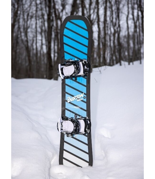 BURTON KIDS SMALLS FLAT TOP SNOWBOARD BLUE 2026