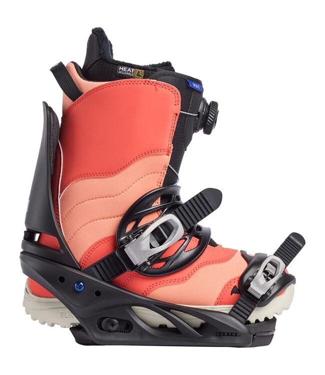 BURTON WOMENS LEXA RE:FLEX SNOWBOARD BINDINGS BLACK 2026