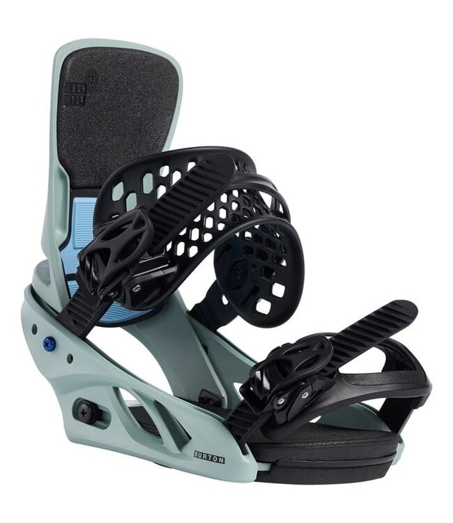 BURTON WOMENS LEXA X RE:FLEX SNOWBOARD BINDINGS PETROL GREEN 2025