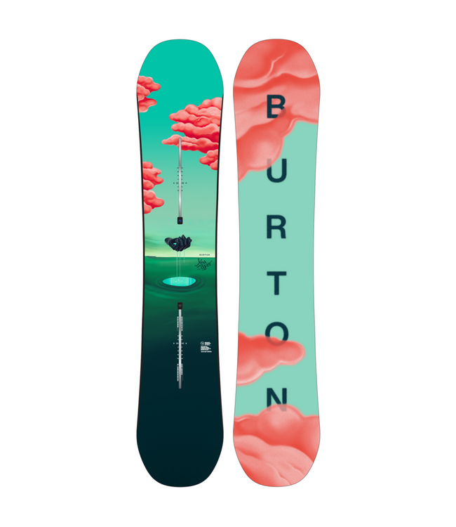 BURTON WOMENS YEASAYER CAMBER SNOWBOARD 2025