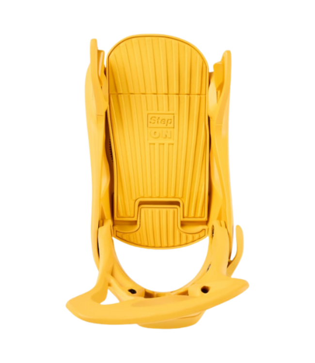 BURTON WOMENS STEP ON RE:FLEX SNOWBOARD BINDINGS GOLDENROD 2025