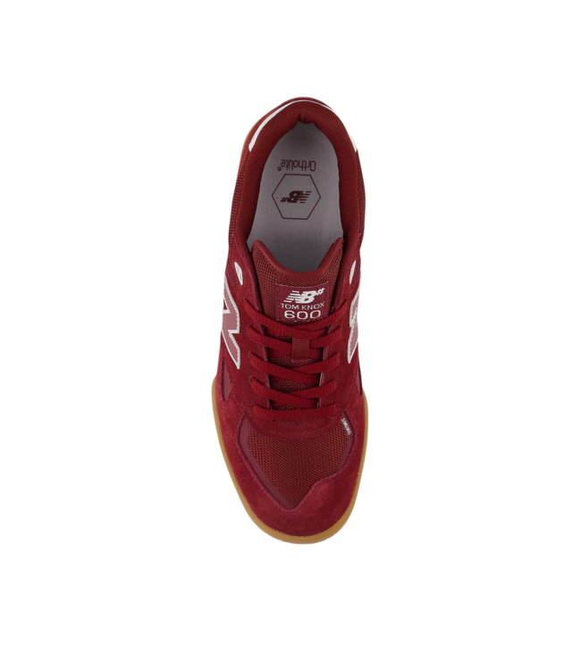 NEW BALANCE NUMERIC 600 TOM KNOX SHOE RED/WHITE