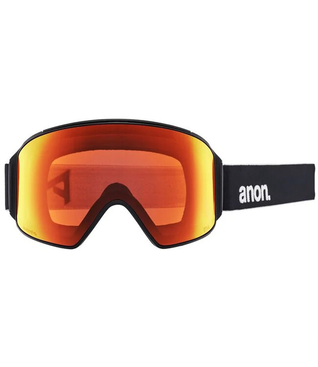 ANON M4 CYLINDRICAL GOGGLE BLACK w/ SUNNY RED + CLOUDY BURST + MFI 2026