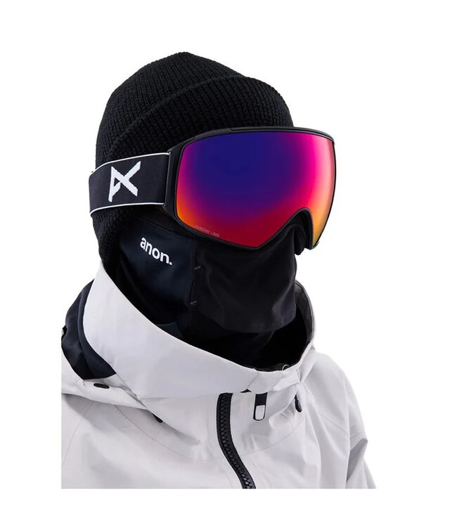 ANON M4 TORIC GOGGLE BLACK w/ SUNNY RED + CLOUDY BURST + MFI 2026