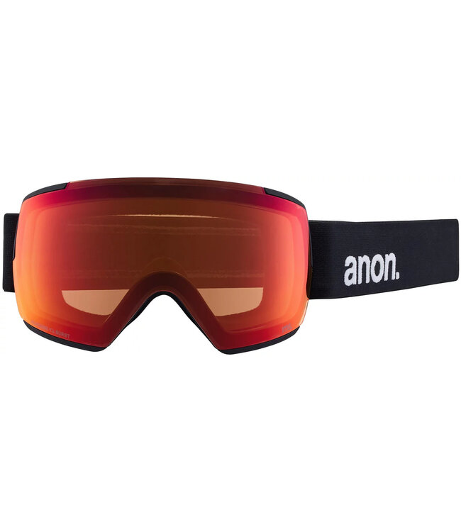 ANON M5 GOGGLE BLACK w/ SUNNY RED + CLOUDY BURST 2026