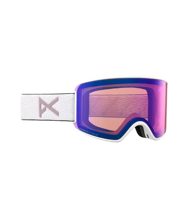 ANON WM3 GOGGLE WHITE w/ VARIBLE VIOLET + SUNNY ONYX + MFI 2025