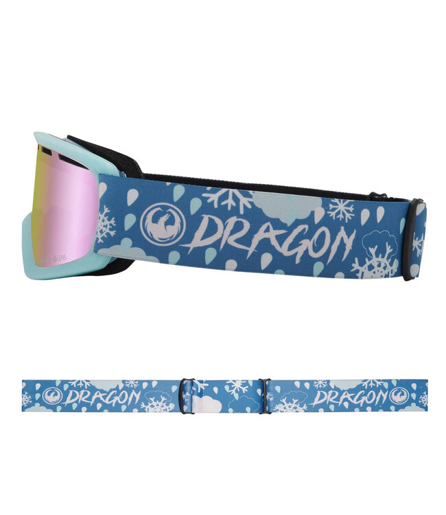 DRAGON LIL D 2 GOGGLE SNOW DANCE w/ LUMALENS PINK ION 2025