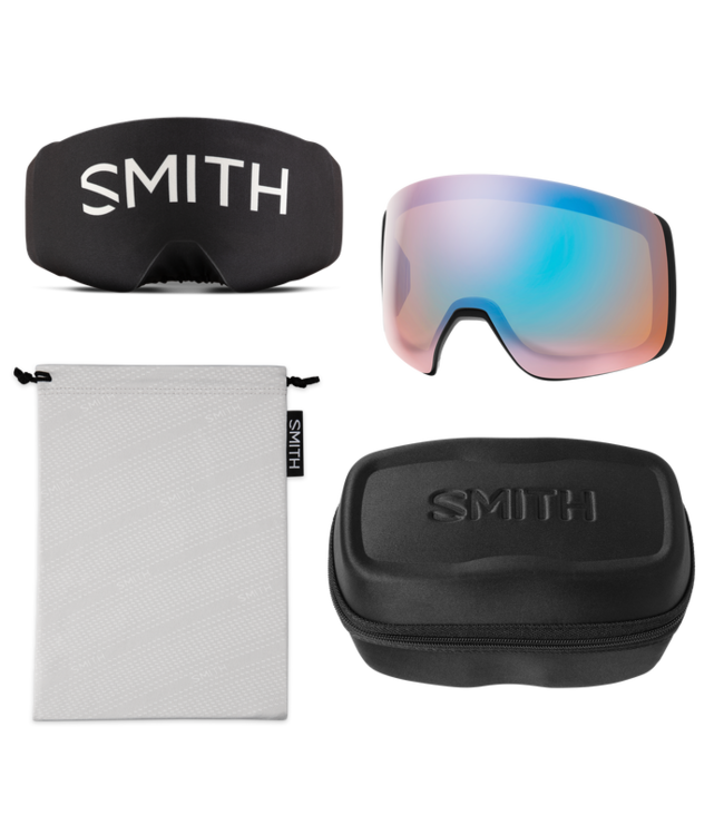 SMITH 4D MAG XL GOGGLE BLACK W/ CHROMAPOP EVERYDAY BLUE MIRROR + CHROMAPOP STORM BLUE SENSOR MIRROR 2026
