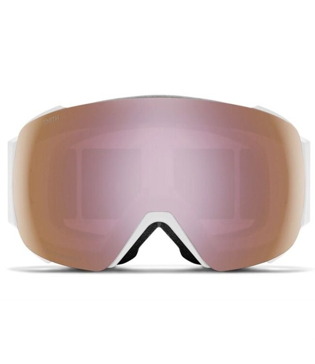 SMITH I/O MAG GOGGLE WHITE VAPOR W/ CHROMAPOP EVERYDAY ROSE GOLD MIRROR + CHROMAPOP STORM ROSE FLASH 2026