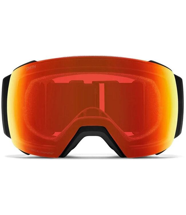 SMITH I/O MAG XL GOGGLE BLACK W/ CHROMAPOP EVERYDAY RED MIRROR + CHROMAPOP STORM YELLOW FLASH 2025