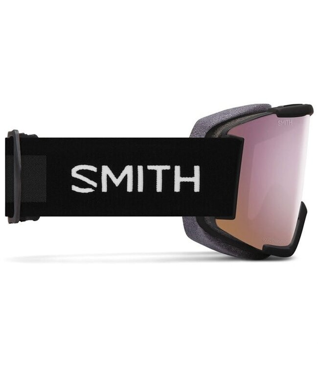 SMITH SQUAD GOGGLE BLACK W/ CHROMAPOP EVERYDAY ROSE GOLD MIRROR + CLEAR 2026