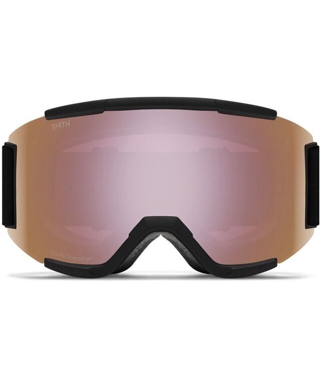 SMITH SQUAD GOGGLE BLACK W/ CHROMAPOP EVERYDAY ROSE GOLD MIRROR + CLEAR 2026