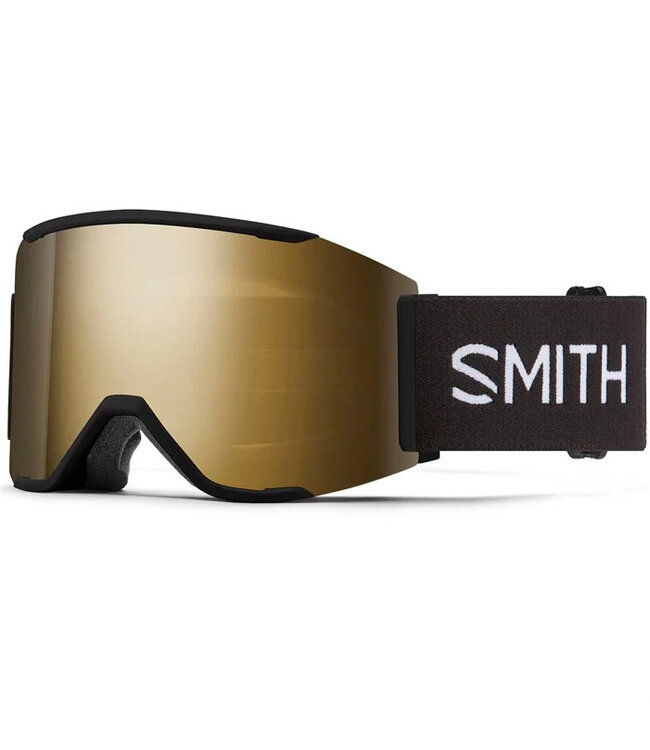 SMITH SQUAD MAG GOGGLE BLACK W/ CHROMAPOP SUN BLACK GOLD MIRROR + CHROMAPOP STORM BLUE SENSOR MIRROR 2026