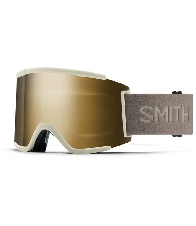 SMITH SQUAD XL GOGGLE CHALK W/ CHROMAPOP SUN BLACK GOLD MIRROR + CHROMAPOP STORM BLUE SENSOR MIRROR 2026