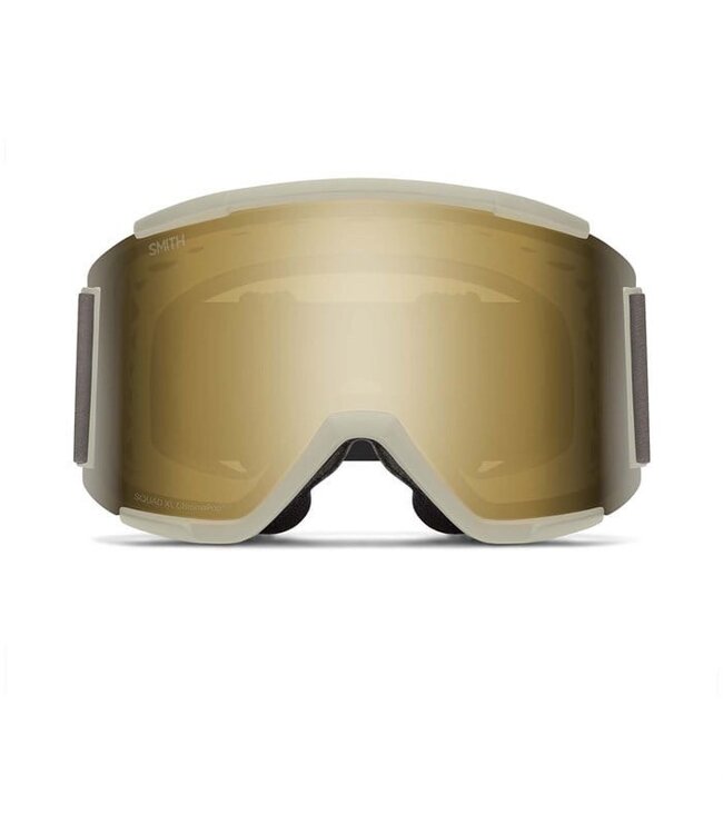 SMITH SQUAD XL GOGGLE CHALK W/ CHROMAPOP SUN BLACK GOLD MIRROR + CHROMAPOP STORM BLUE SENSOR MIRROR 2026