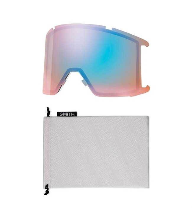 SMITH SQUAD XL GOGGLE CHALK W/ CHROMAPOP SUN BLACK GOLD MIRROR + CHROMAPOP STORM BLUE SENSOR MIRROR 2026