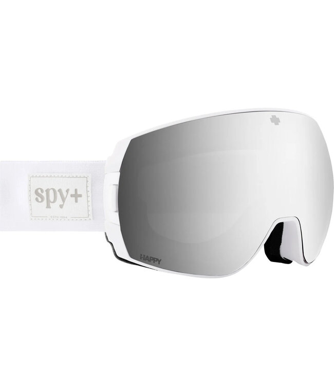 SPY LEGACY SE GOGGLE WHITE IR w/ HAPPY BRONZE PLATINUM MIRROR + HAPPY LL GRAY GREEN RED MIRROR 2025