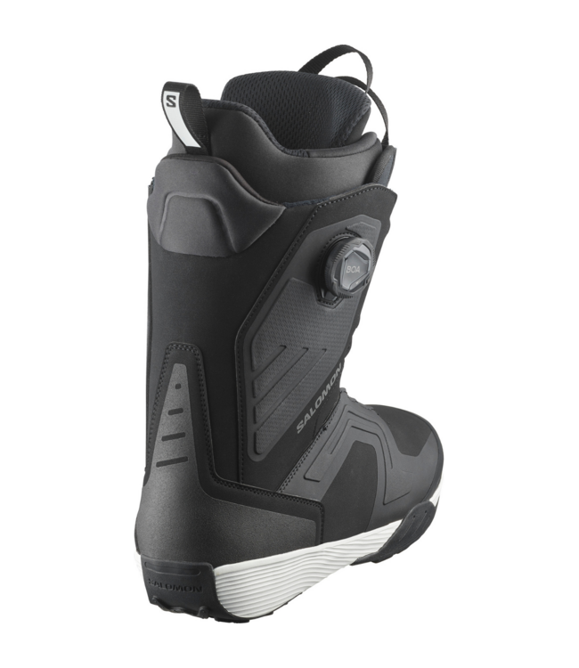 SALOMON DIALOGUE DUAL BOA SNOWBOARD BOOTS BLACK/BLACK/WHITE 2025