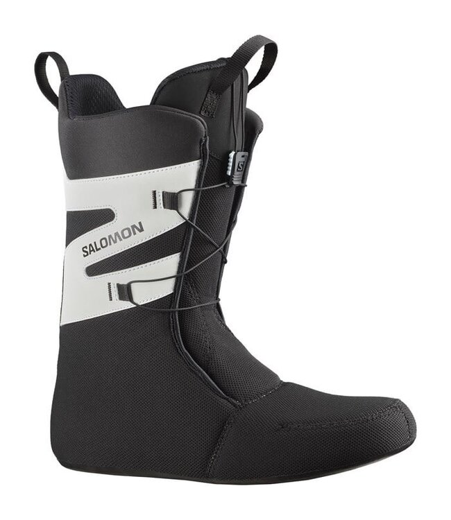 SALOMON DIALOGUE LACE SJ BOA SNOWBOARD BOOTS BLACK/BLACK/WHITE 2025