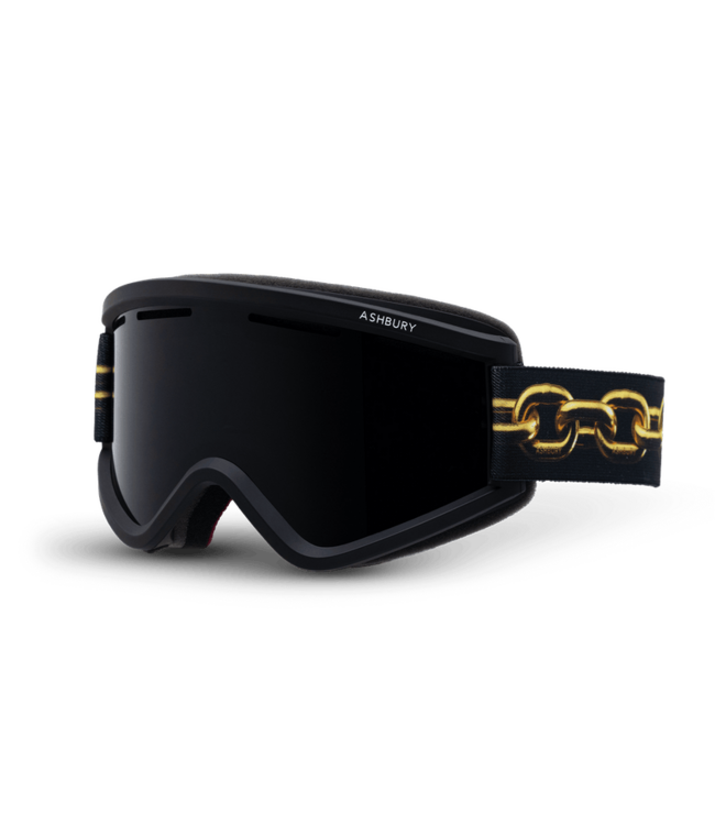 ASHBURY BLACKBIRD GOGGLE LINK w/ DARK SMOKE + YELLOW 2025