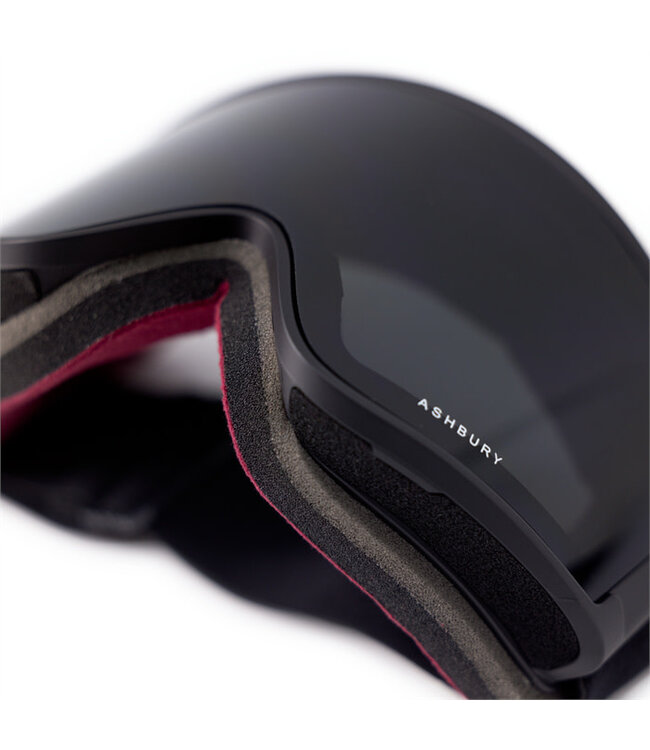 ASHBURY A12 GOGGLE BLACK TRIANGLE w/ DARK SMOKE + YELLOW 2025