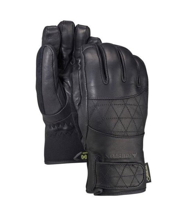 BURTON WOMENS GONDY GORE-TEX LEATHER GLOVES TRUE BLACK 2025