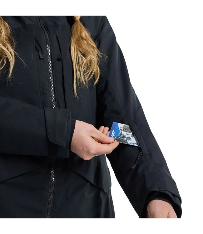BURTON WOMENS BURTON PROWESS 2.0 2L JACKET TRUE BLACK 2025