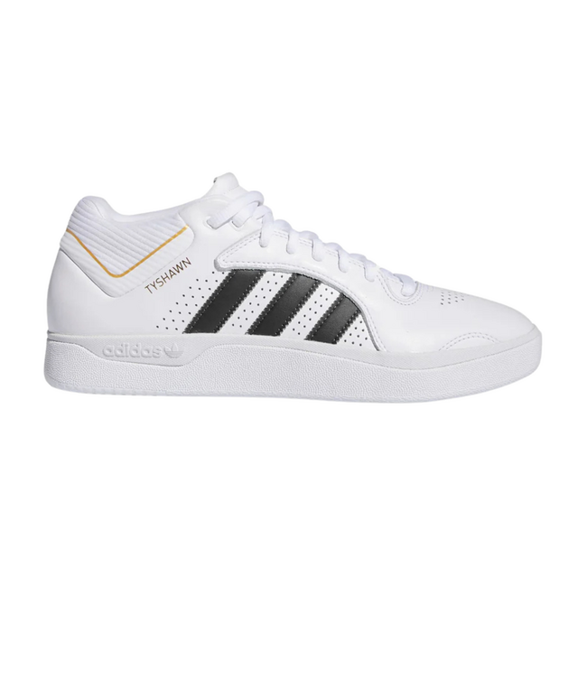 ADIDAS MENS TYSHAWN SHOE WHITE/BLACK/GOLD