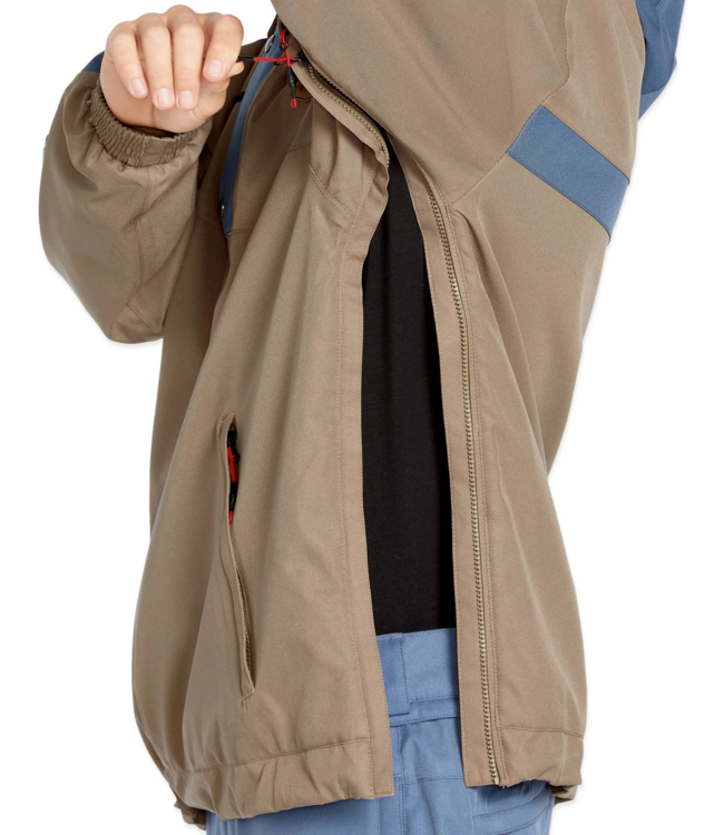 VOLCOM LONGO 20K PULLOVER JACKET CHESTNUT BROWN 2025