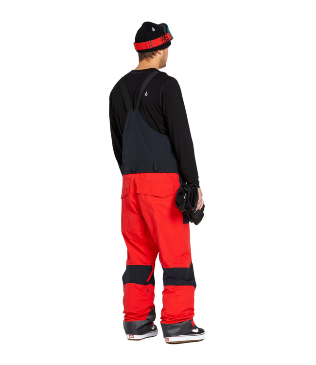 VOLCOM RAIN GORE-TEX BIB PANT OVERALL CRIMSON 2025