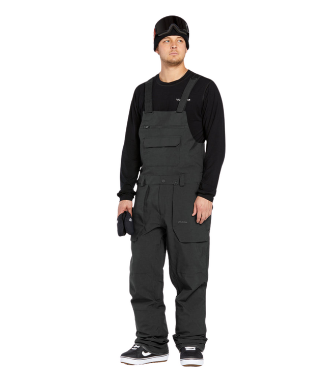 VOLCOM ROAN BIB PANT OVERALL BLACK 2025