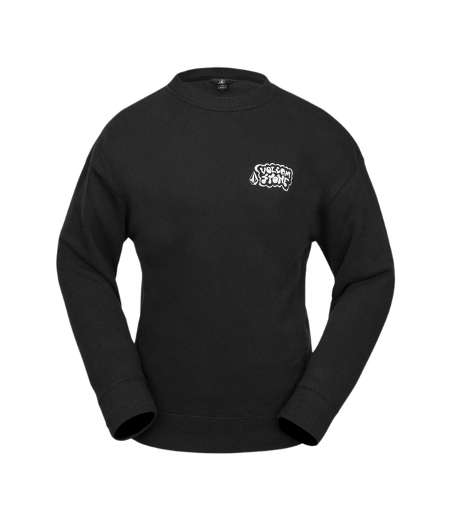 VOLCOM WOMENS ESSENTIAL CREW BLACK 2025
