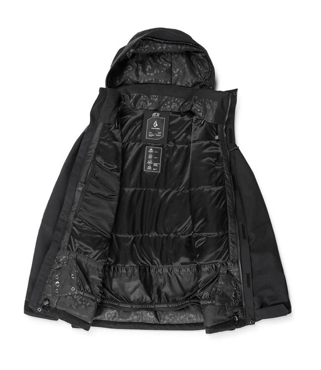 VOLCOM WOMENS SHELTER 3D STRETCH JACKET BLACK 2025