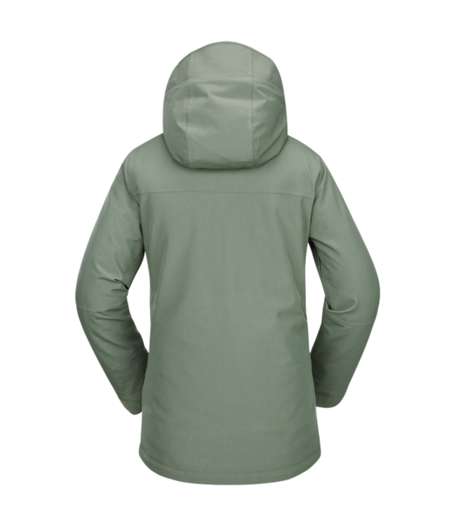 VOLCOM WOMENS SHELTER 3D STRETCH JACKET LICHEN GREEN 2025