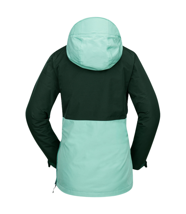 VOLCOM WOMENS ASHFIELD PULLOVER JACKET WASABI 2025