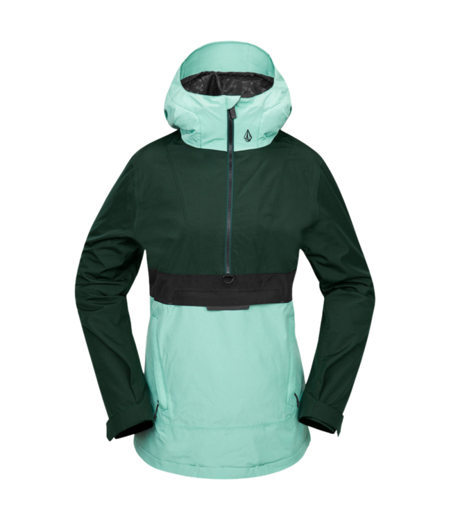 VOLCOM WOMENS ASHFIELD PULLOVER JACKET WASABI 2025