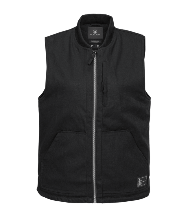 VOLCOM WOMENS STONE CASTINE VEST BLACK 2025