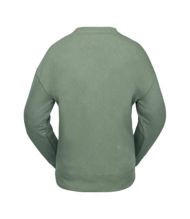 VOLCOM WOMENS ESSENTIAL CREW LICHEN GREEN 2025