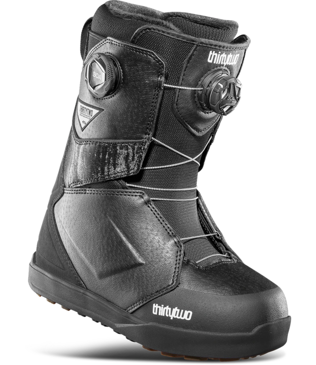 THIRTYTWO WOMENS LASHED DOUBLE BOA SNOWBOARD BOOTS BLACK/WHITE/BLACK 2025