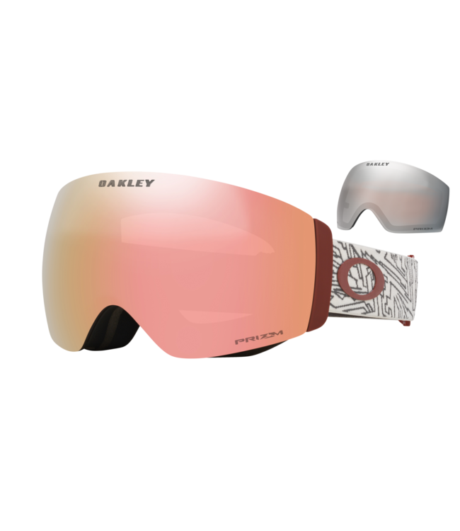 OAKLEY FLIGHT DECK PRO M GOGGLE MATTE BLACK w/PRIZM ROSE GOLD + 2026