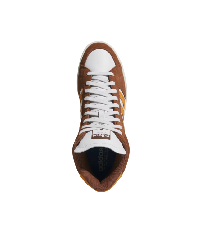 ADIDAS MENS SUPERSKATE SHOE BROWN/ORANGE/WHITE