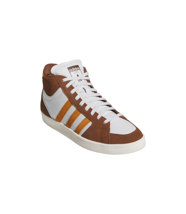 ADIDAS MENS SUPERSKATE SHOE BROWN/ORANGE/WHITE