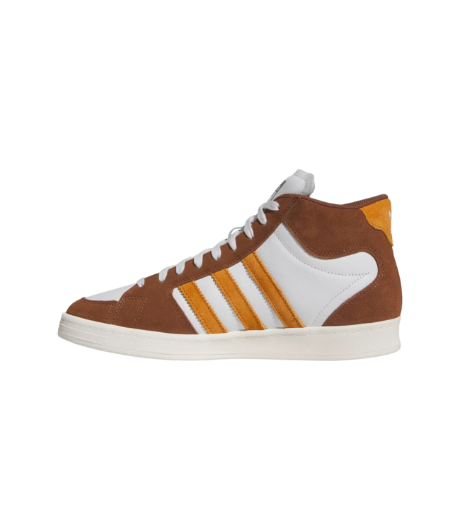 ADIDAS MENS SUPERSKATE SHOE BROWN/ORANGE/WHITE