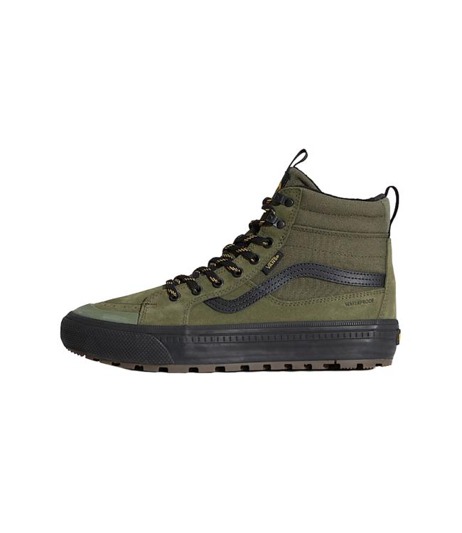 VANS MENS SK8-HI WATERPROOF INSULATED SHOES (203) GREEN/BLACK