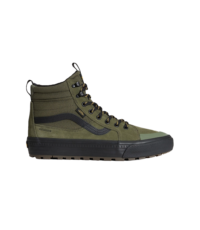 VANS MENS SK8-HI WATERPROOF INSULATED SHOES (203) GREEN/BLACK
