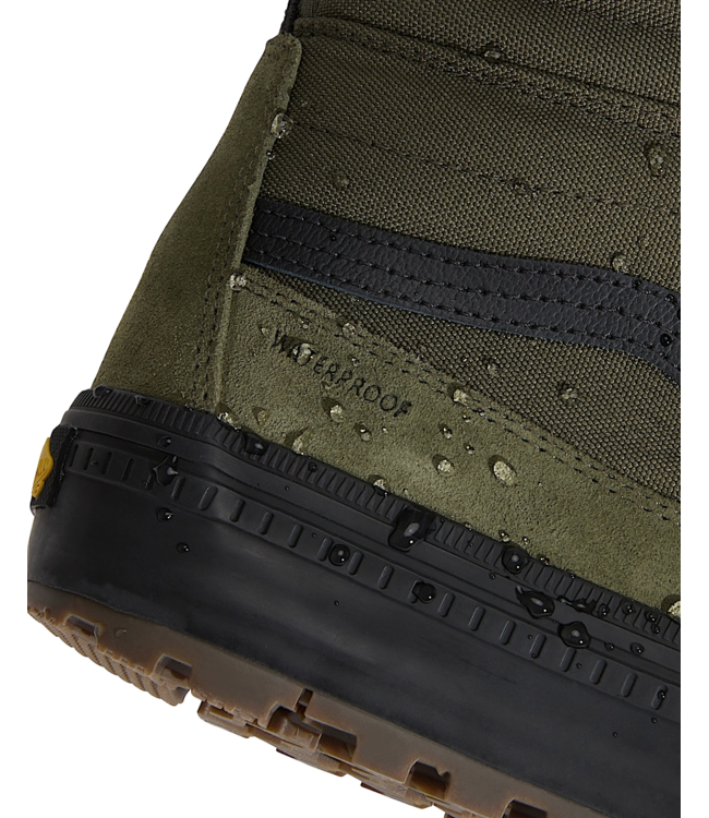 VANS MENS SK8-HI WATERPROOF INSULATED SHOES (203) GREEN/BLACK