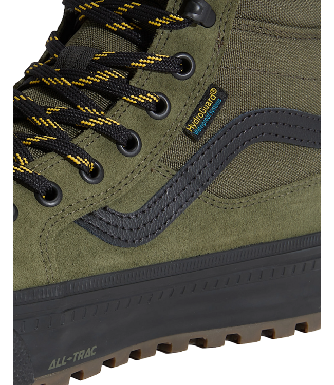 VANS MENS SK8-HI WATERPROOF INSULATED SHOES (203) GREEN/BLACK