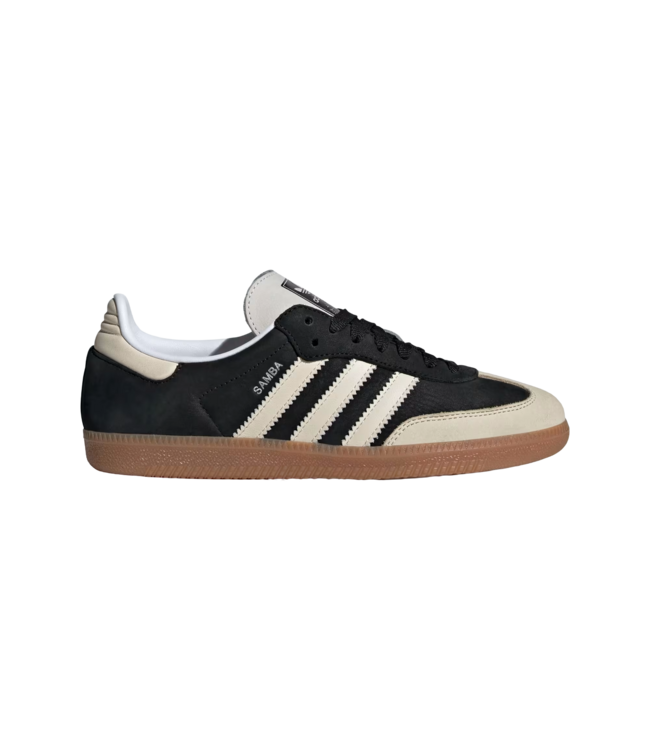 ADIDAS WOMENS SAMBA OG SHOE BLACK/WHITE/SILVER