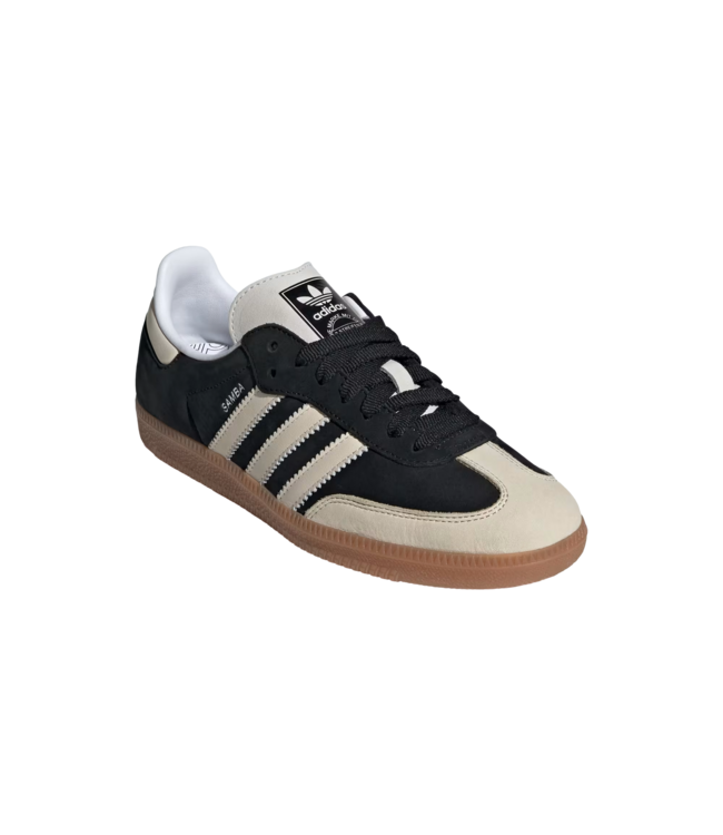 ADIDAS WOMENS SAMBA OG SHOE BLACK/WHITE/SILVER