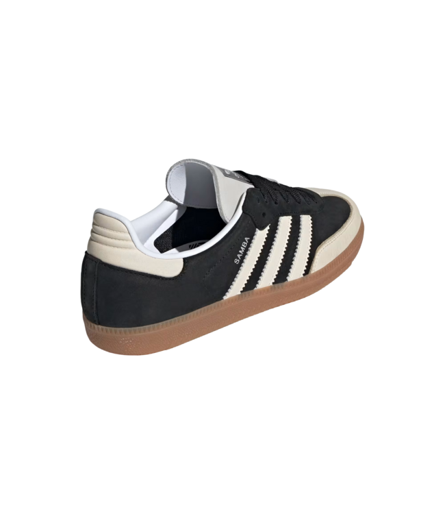 ADIDAS WOMENS SAMBA OG SHOE BLACK/WHITE/SILVER